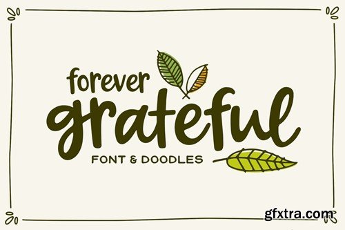 Forever Grateful Font 77FBB9S