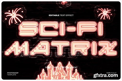 Scifi Matrix Text Effect ZPCKM5N