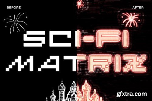 Scifi Matrix Text Effect ZPCKM5N