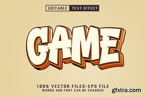 Town Cartoon Text - Editable Text Effect X4UR2FZ