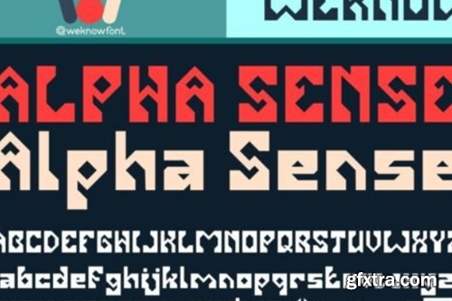 Alpha Sense Font