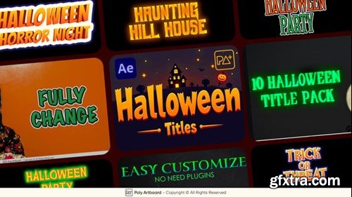 Videohive Halloween Titles For After Effects 54716072