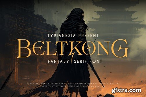 Beltkong - Fantasy Serif Font JP4N9NU