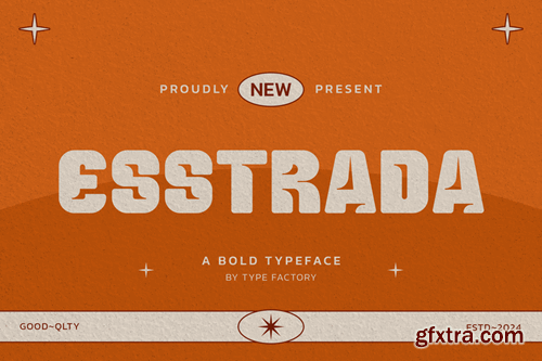 Esstrada - A Bold Typeface RWK4NNV