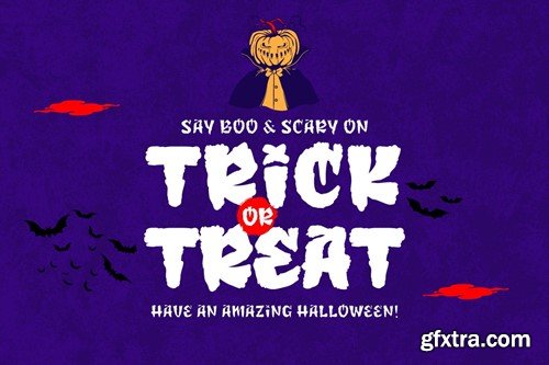 Jifer Bogy - Halloween Display Font GEL877E