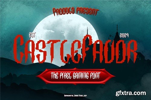 Castlefavor - Pixel Gaming Font FLC5YDX