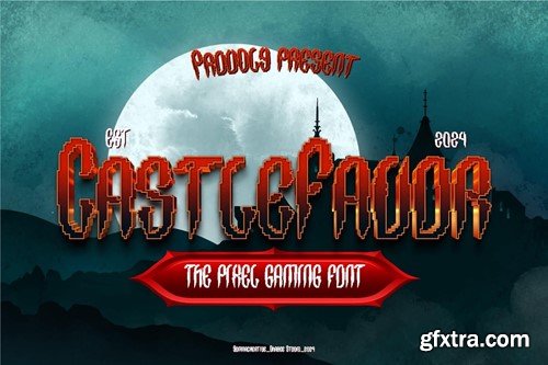 Castlefavor - Pixel Gaming Font FLC5YDX