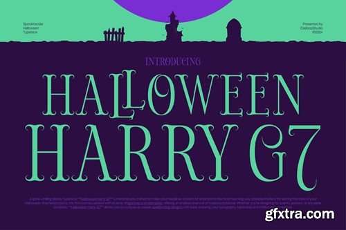 Halloween Harry G7 | Fantasy Horror Movie Typeface 4AAYLJJ