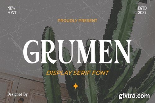 Grumen - Serif RE5B6M6