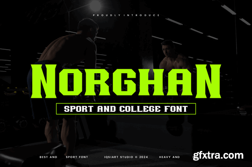 Norghan - Sport & College Font 2SRSP5V