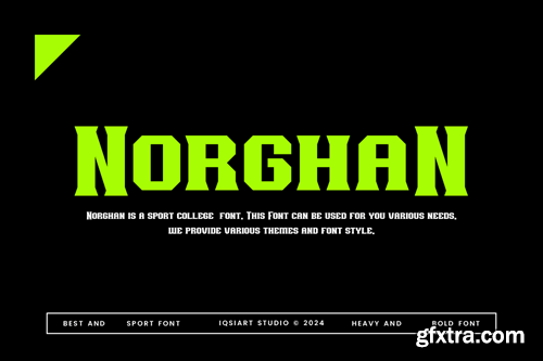 Norghan - Sport & College Font 2SRSP5V