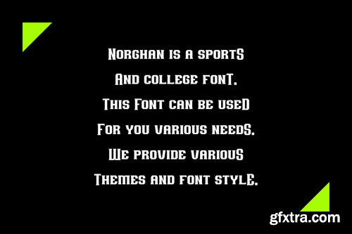 Norghan - Sport & College Font 2SRSP5V