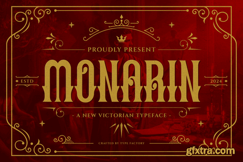 Monarin - Victorian Typeface PPQ4R65