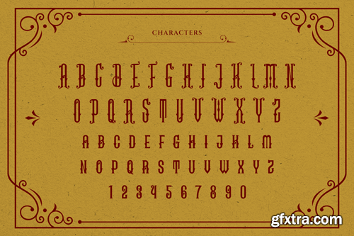 Monarin - Victorian Typeface PPQ4R65