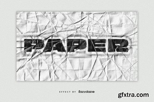 Paper Stamp PSD Text Effect 7D9FNB8