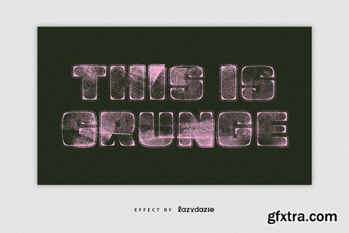 Grunge Stamp PSD Text Effect A6GFMMW