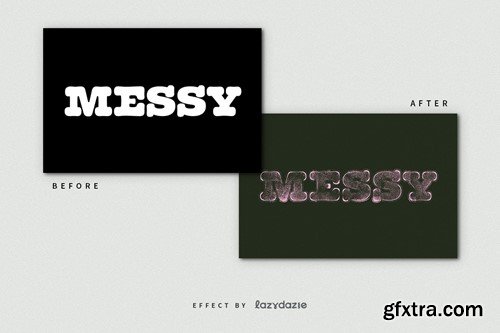 Grunge Stamp PSD Text Effect A6GFMMW