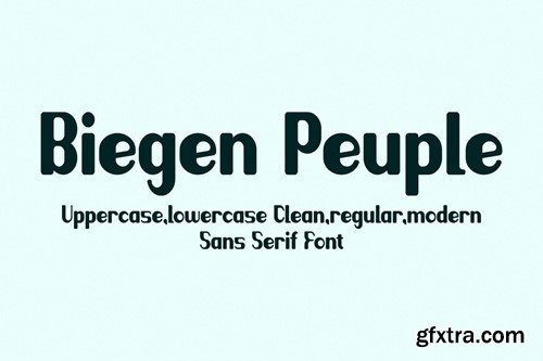 Biegen Peuple - Display Sans UHD5SMN