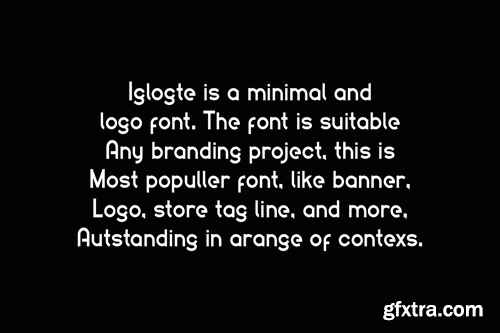 Iglogte - Minimal Logo Font V4Z8CF5