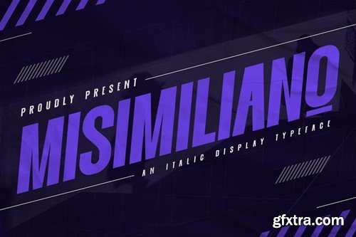 Misimiliano - Italic Display Typeface VSPTGVA