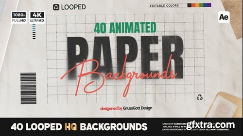 Videohive Paper Backgrounds 54745334