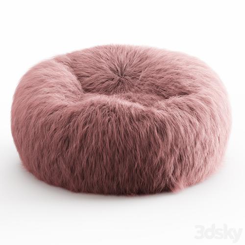 Himalayan Faux-Fur Beanbag