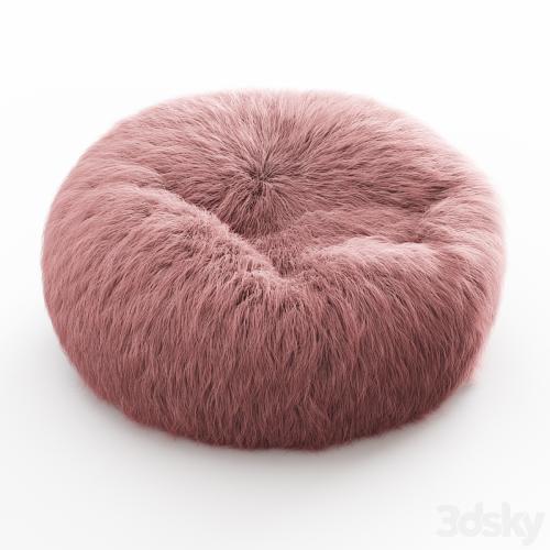 Himalayan Faux-Fur Beanbag