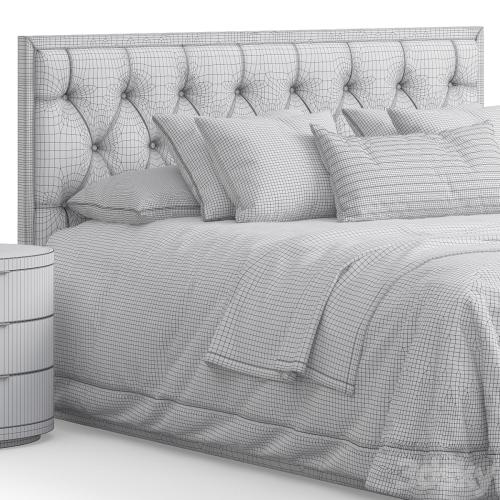 Alix Tufted Headboard Bed