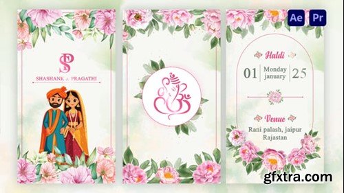 Videohive Wedding Invitation invitation 54745889