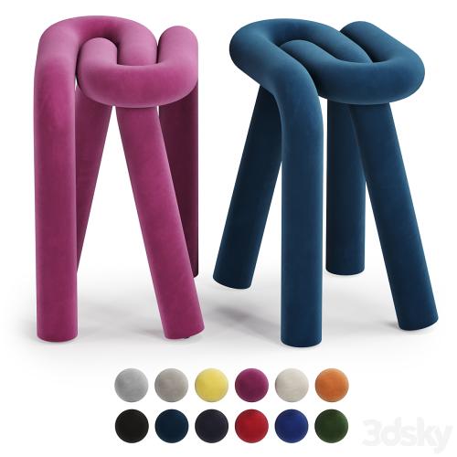 Bold stool by mustache