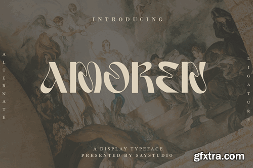 Amoren - Luxury Logo Font SRBJF76