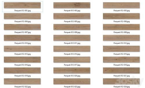 Parquet set 12 / Natural Oak