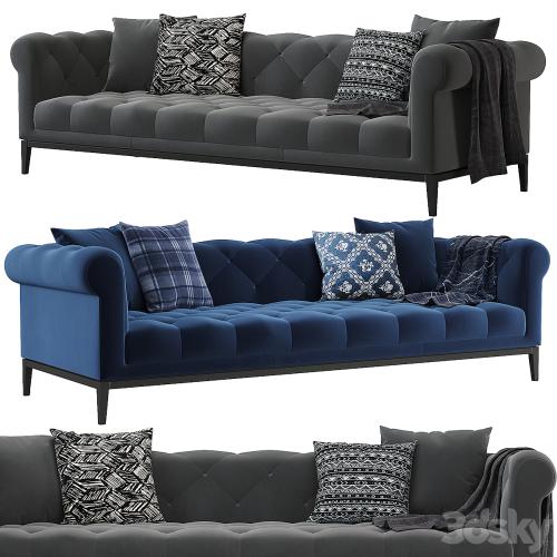 RH | Italia Chesterfield sofa with tufted