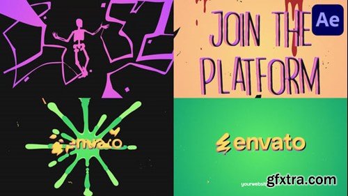 Videohive Halloween Skeleton Logo Opener for After Effects 54771941