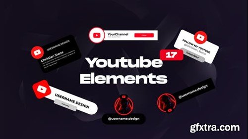 Videohive Youtube Social Media Elements 54746152