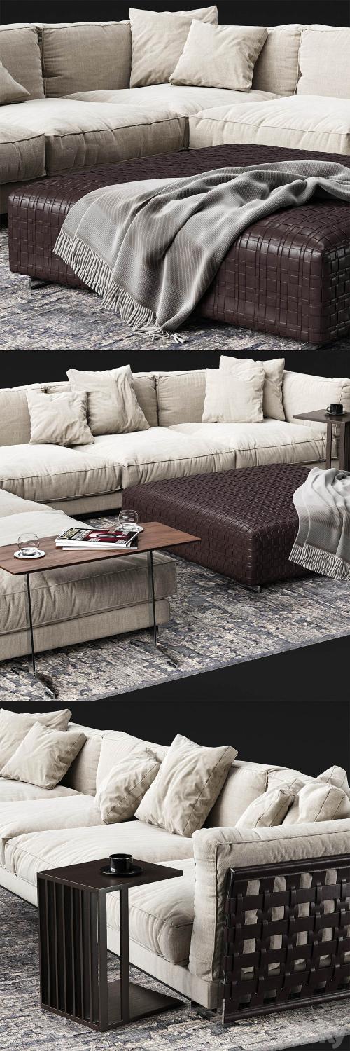 FLEXFORM CESTONE Corner Sofa