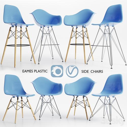 Eames Plastic Side Chairs