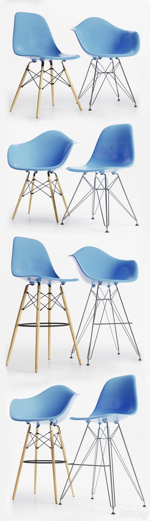 Eames Plastic Side Chairs