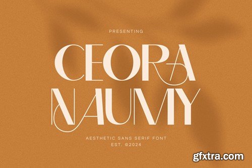 Ceora Naumy - Aesthetic Sans Serif Font KKV6VU7