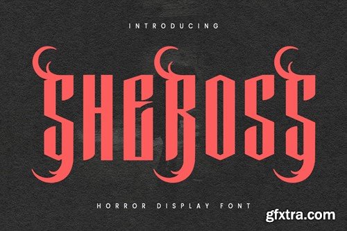 Sheross Horror Display Font L7M8JWW