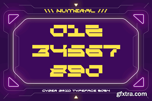 Cyber Grid | Cyber Crypto Font KA6YTR5