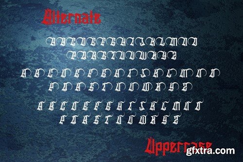 Slithevran - Display Blackletter Font MJWP42X