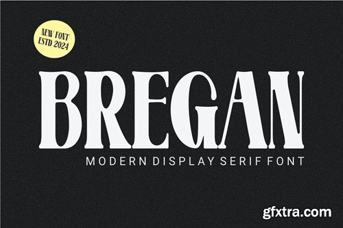 Bregan - Modern Display Serif Font TGSBZCV