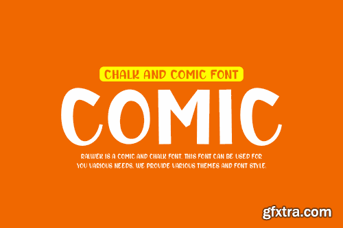 Ralwek - Chalk & Comic Font 7DEQEND