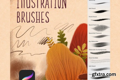 Illustration Brushes for Procreate