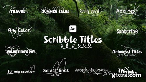 Videohive Scribble Titles 54815615