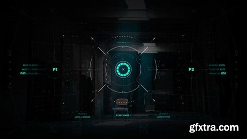 Videohive HUD UI Game Warrior Target 3 54814357