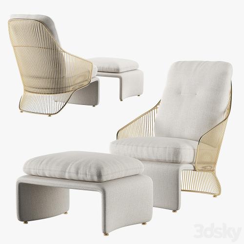 armchair minotti colette