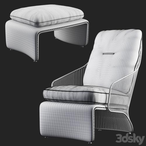 armchair minotti colette