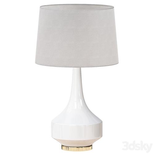 Anderson Table Lamp, White